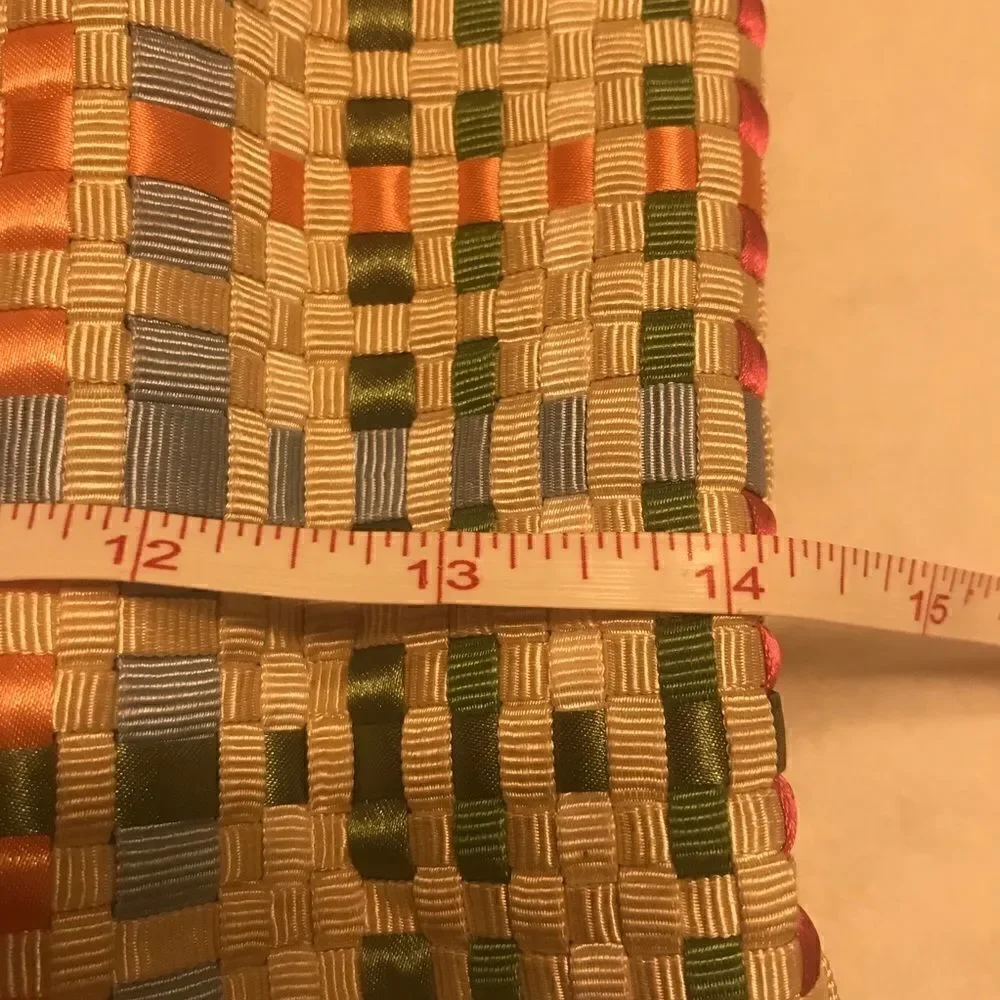Lina Multi-Color Woven Tote
